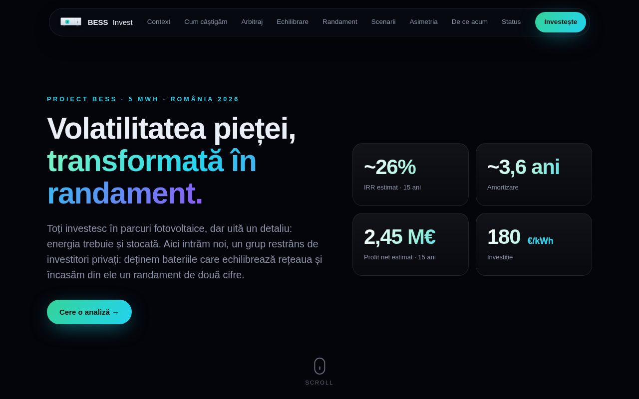 Pagina principală BESS Invest