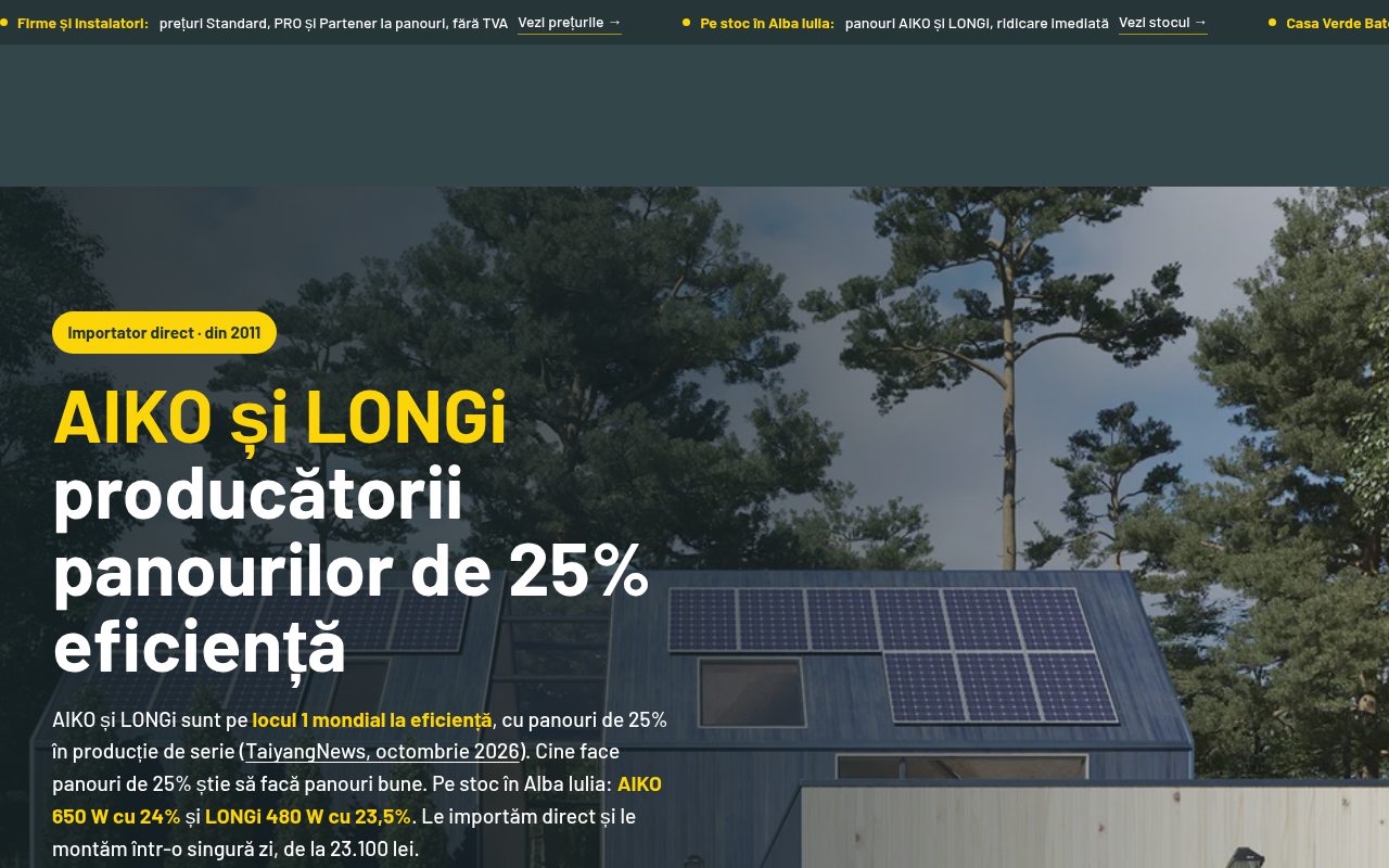 Pagina principală Nectaria Solar