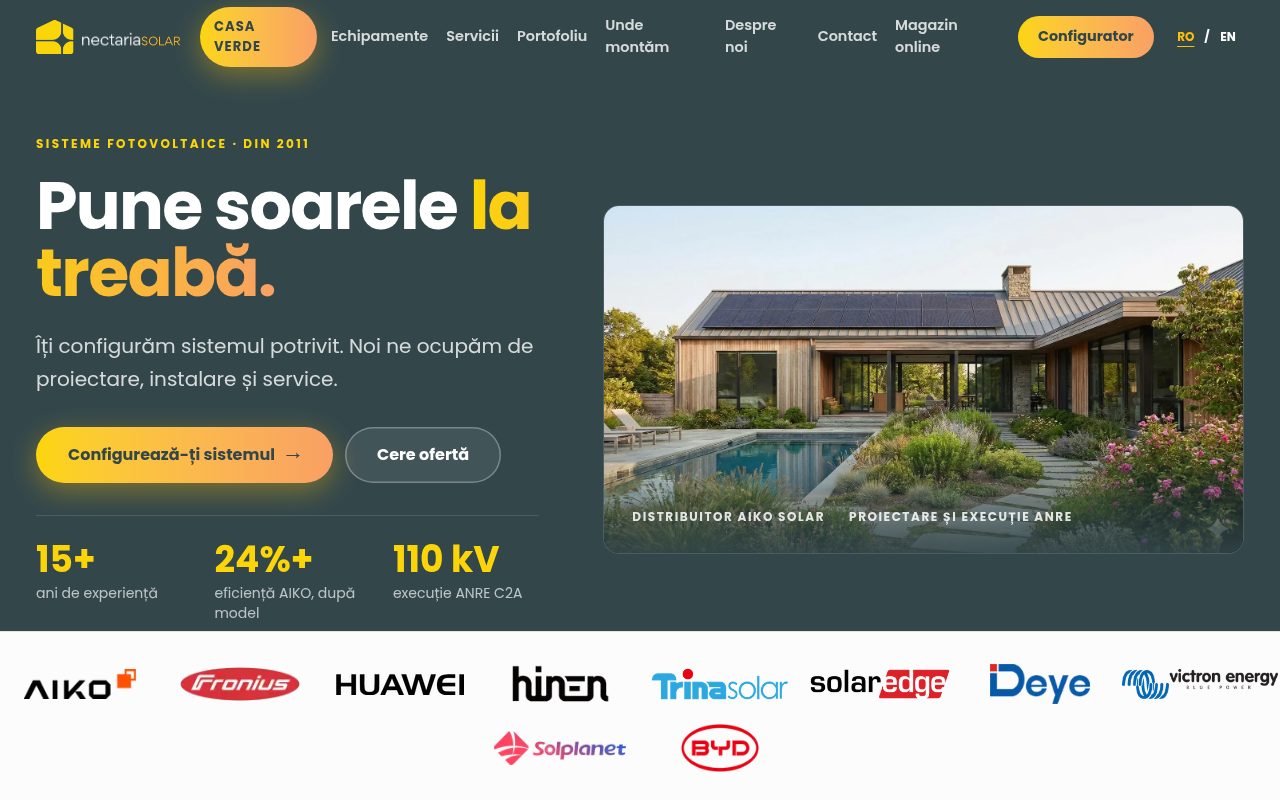 Pagina principală Nectaria Solar